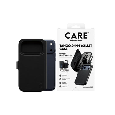 PanzerGlass CARE by Feature Tango Magsafe Case for iPhone 17 Pro Max -Black